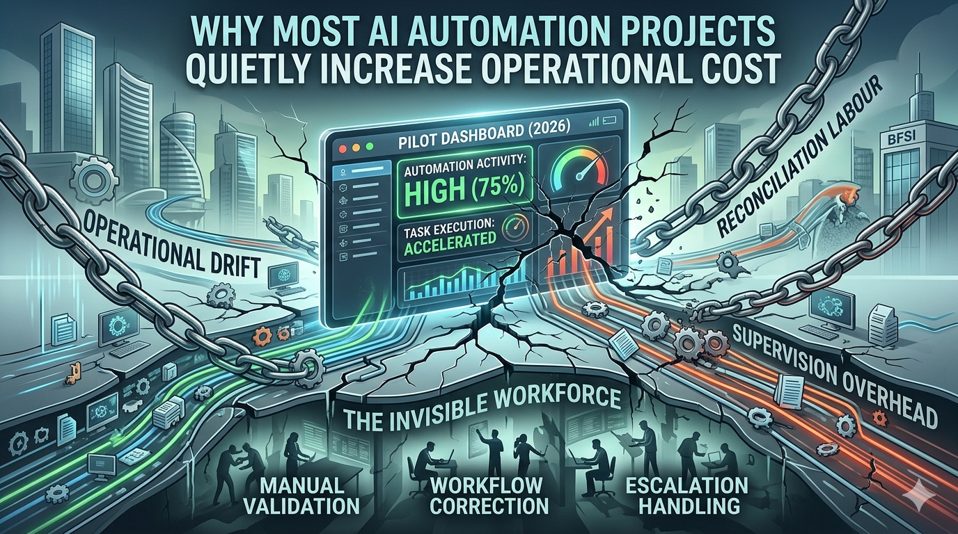 Why Most AI Automation Projects Quietly Increase Operational Cost (2026 Enterprise Reality)
