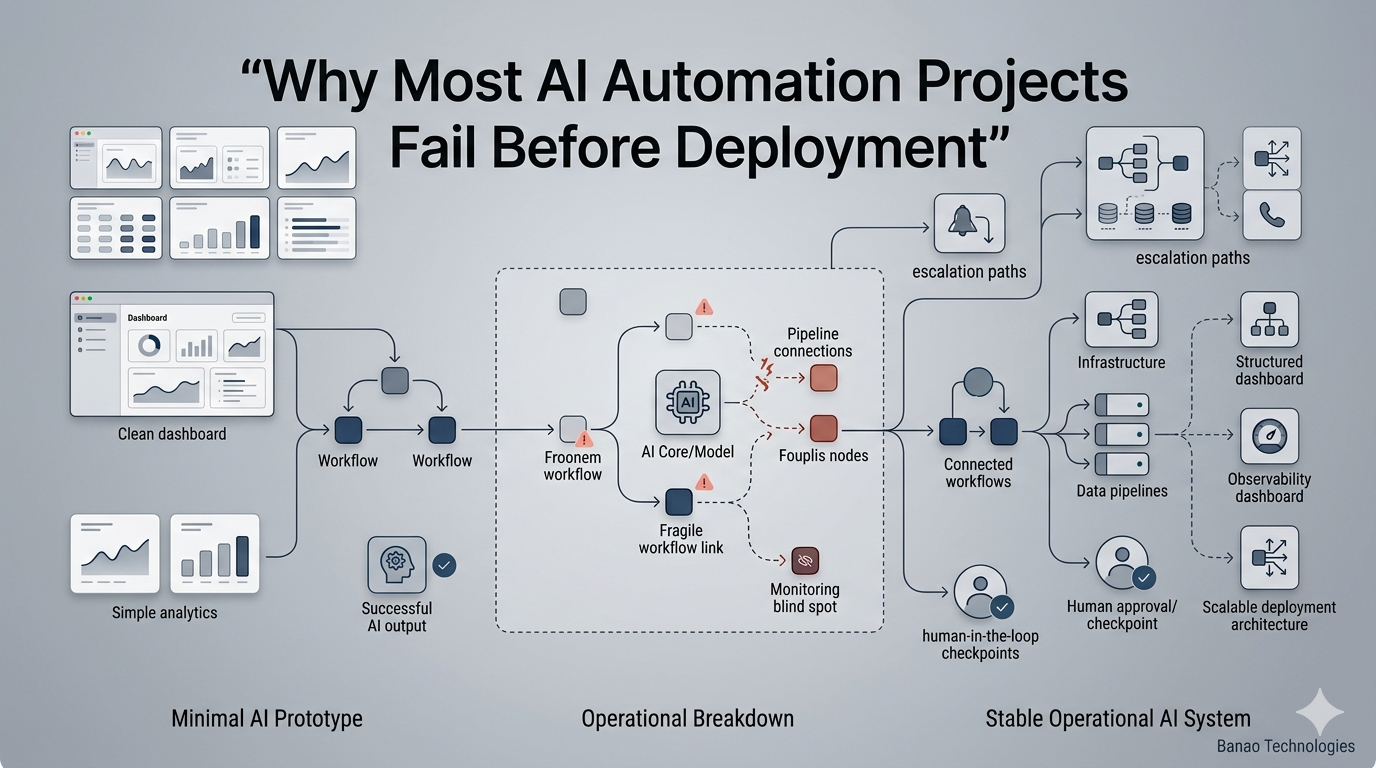 Why Most AI Automation Projects Fail Before Deployment