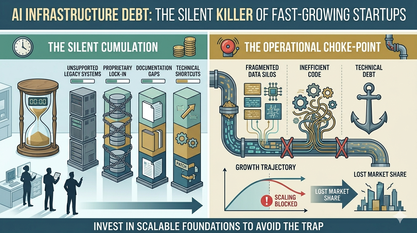 AI Infrastructure Debt: The Silent Killer of Fast-Growing Startups